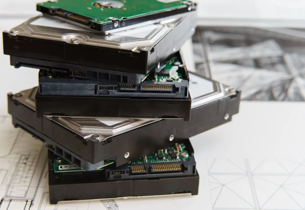 Self Serve Hard drives, external hard drives & solid state drive destruction services